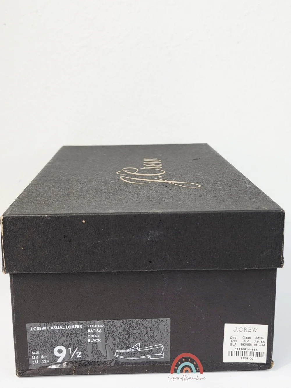 New! J. Crew Camden Leather Loafers Black 9.5